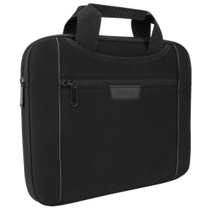 Targus 12" Slipskin Sleeve with Hideaway Handles Laptop Sleeves Zwart | HSC-358964