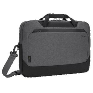 Targus 15.6" Cypress Briefcase with EcoSmart (Light Gray) Aktentas Grijs | HNQ-309582